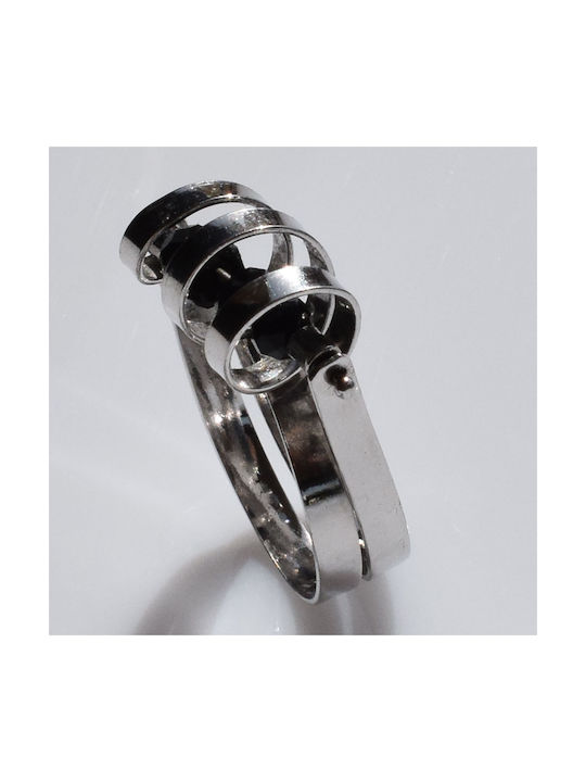 Bizoutaki Damen Ring mit Steinen aus Silber