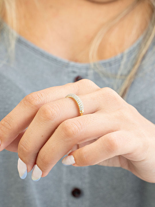 Kiriakos Gofas Ring made of Gold 14K