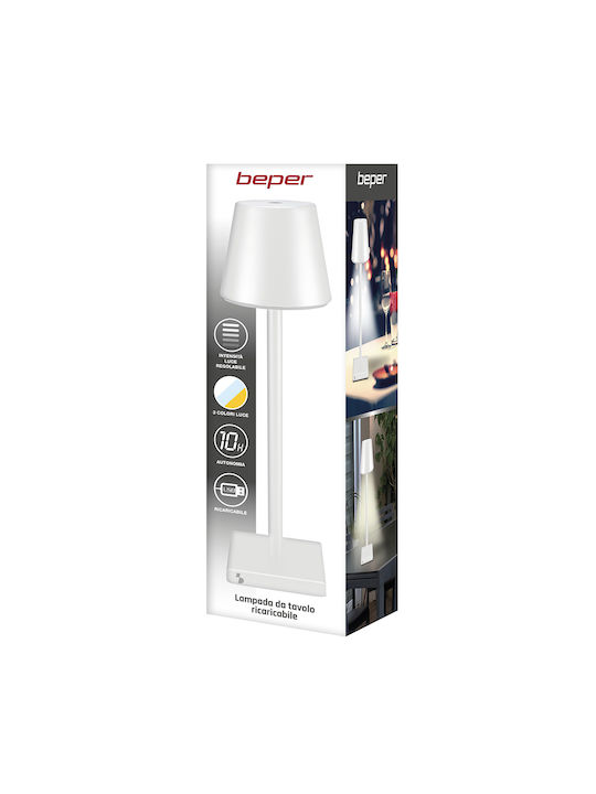 Beper Beper Außenstehlampe LED 2W mit Warmweißem Licht Weiß