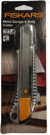 Fiskars Χαρτοκόπτης με Πλαστικό Σώμα και Πλάτος Λάμας 18mm Πορτοκαλί