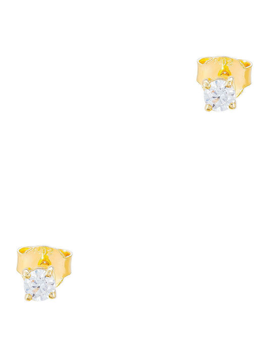 Kiriakos Gofas Ohrringe aus Gold 14K mit Steinen