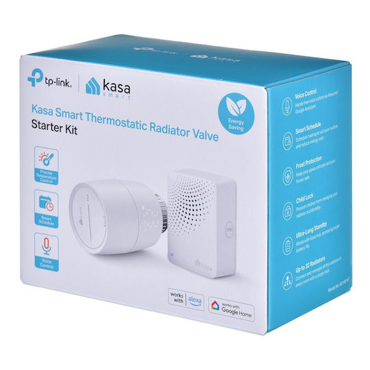 TP-LINK Electronic Thermostatic Radiator Valve with Wi-Fi for Radiator Body 1pcs