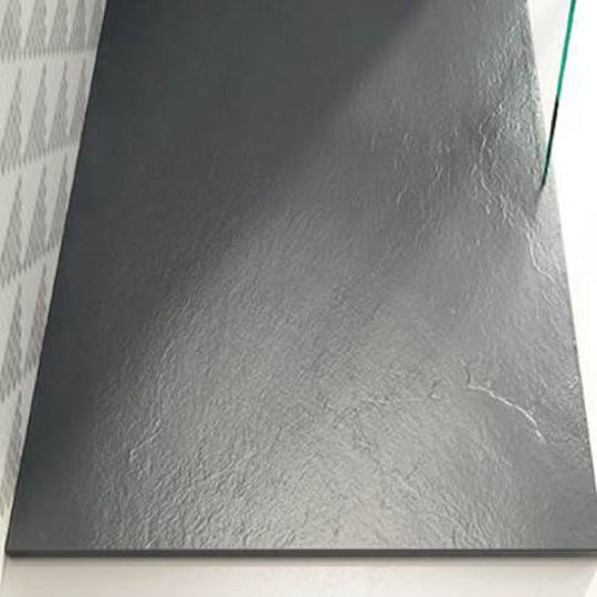 Karag Pietra Ημικυκλική Ντουζιέρα Τεχνητής Πέτρας 90x90cm Semi Ardesia