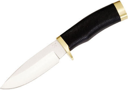 Buck WOODSMAN PRO Cuțit Negru în Husă Din Piele