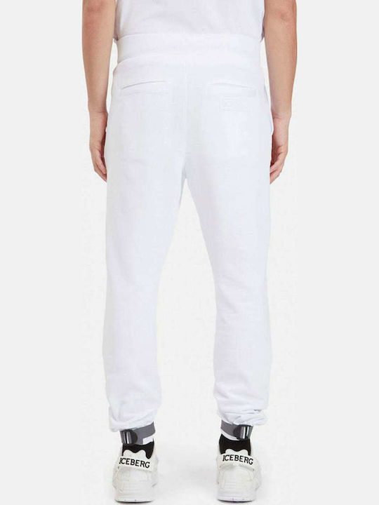 Iceberg Pantaloni Jogger Alb