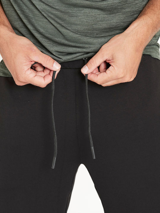 Pantaloni de trening cu Elastic Negru