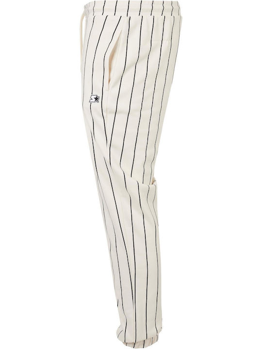 Pantaloni de trening cu Elastic Alb