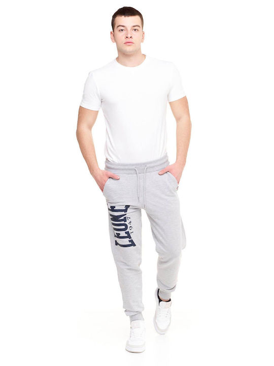 Leone 1947 Men's Sweatpants with Rubber Gray