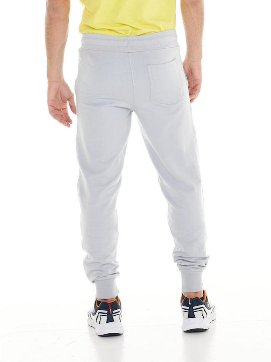 Leone 1947 Men's Sweatpants with Rubber Gray