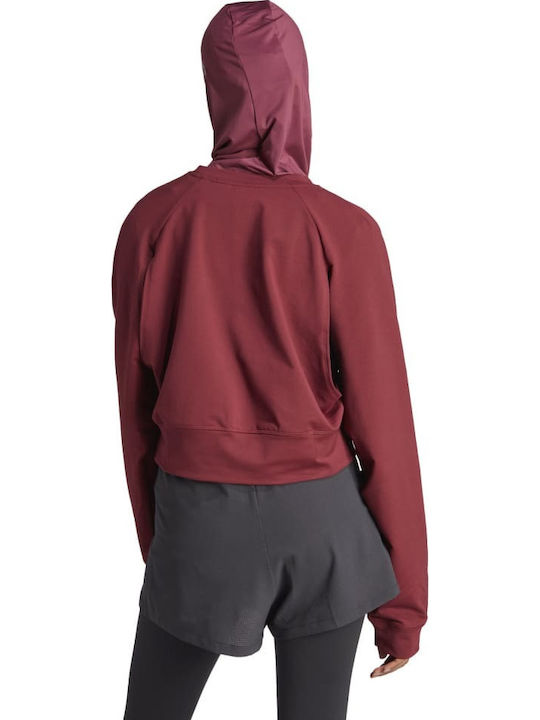 adidas Power Cover Up Φούτερ Μπορντό