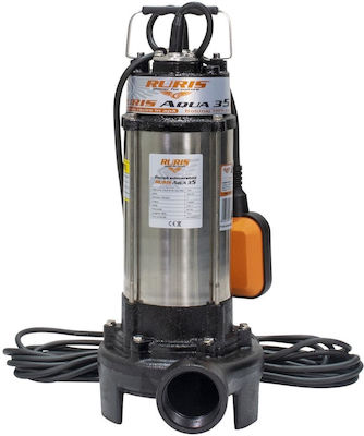 Ruris Aqua 35 Single-Phase Waste Water / Sewage Pump with Cutter 1.8hp