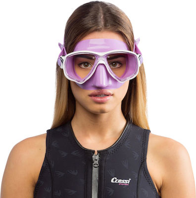 CressiSub Silicone Diving Mask Marea Purple