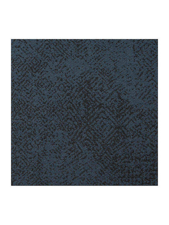 Aslanis Home Sesselüberwurf Kedros 180x180cm Blue / Black