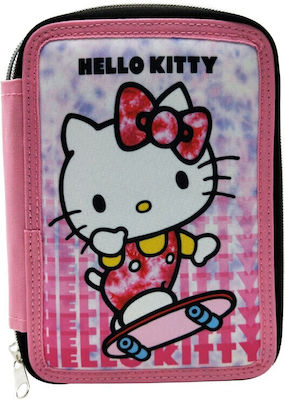 Gim Hello Kitty Pencil Case Full with 2 Compartments Pink