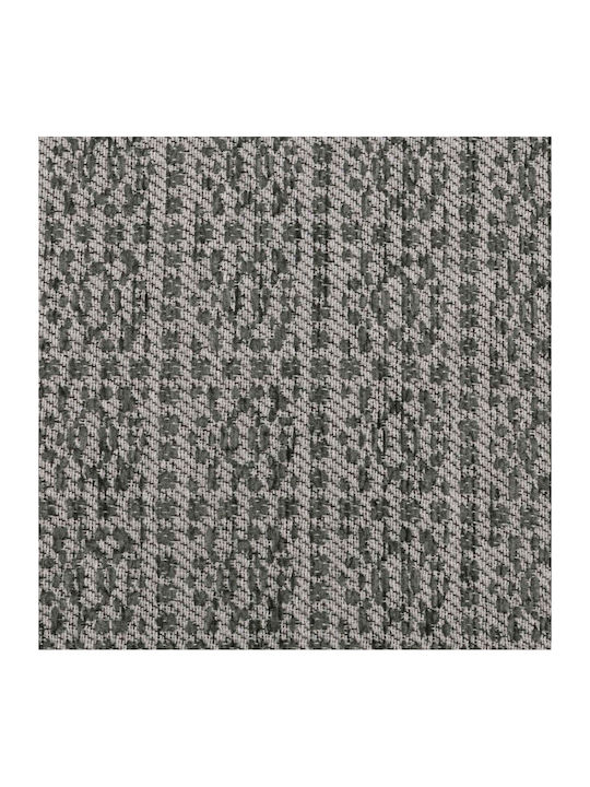 Aslanis Home Onia Ριχτάρι Πολυθρόνας Chenille 180x180εκ. Ανθρακί / Γκρι