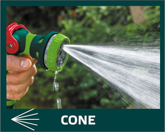 Verto Wasserpistol Set mit Schnellanschlüssen 4 Funktionen 15G712 4 Stück