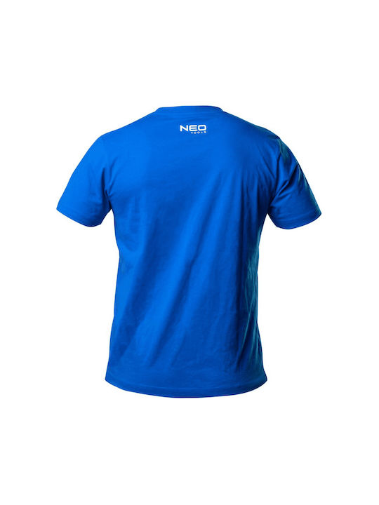 Neo Tools Arbeit T-Shirt Blau