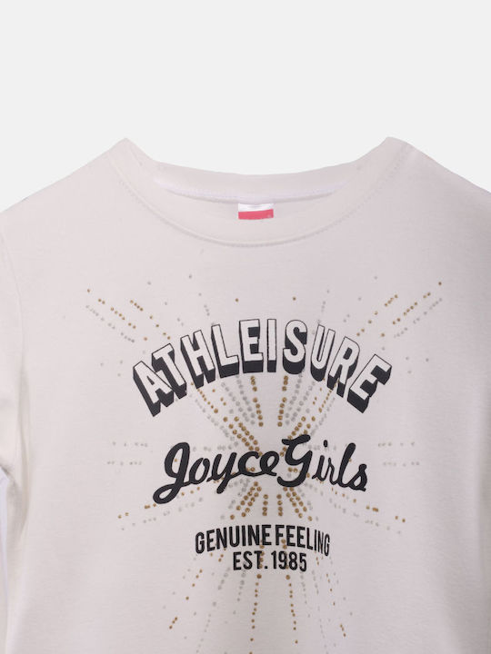 Joyce Kids Blouse Long Sleeve White