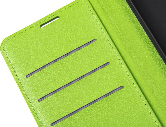 Naxius Case Book Synthetic Leather Green (Galaxy S10e)