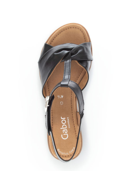 Sandale Casual Damă Anatomici Din Piele Negru