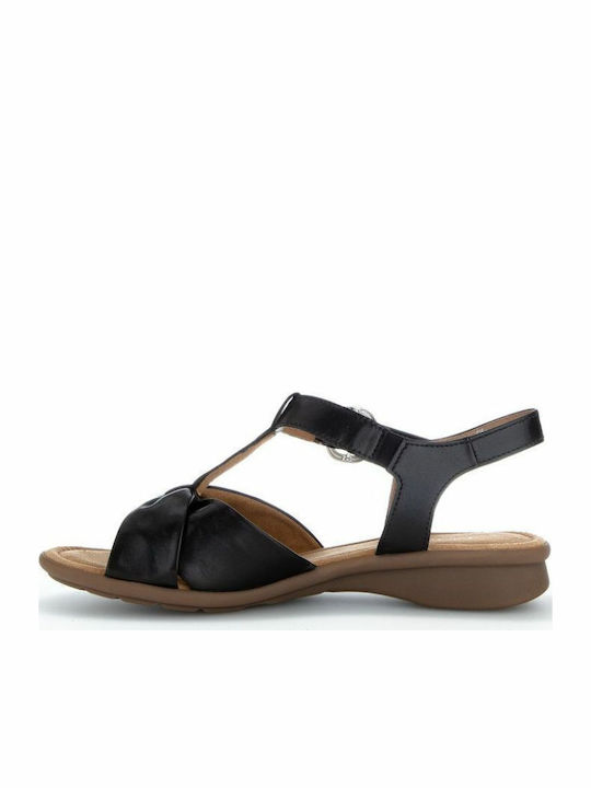 Sandale Casual Damă Anatomici Din Piele Negru