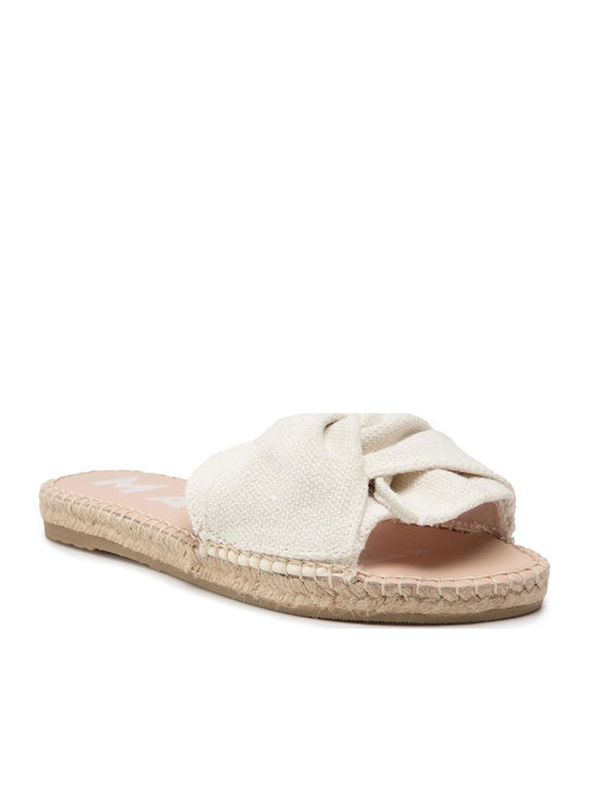 Women's Flat Sandals in Beige Color