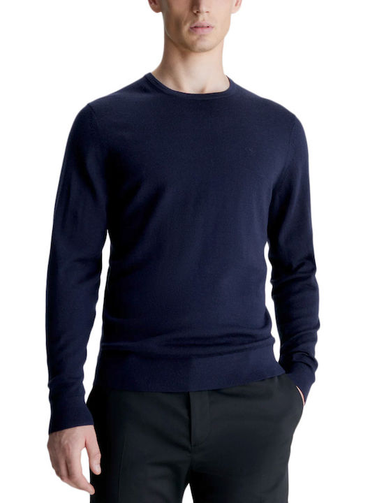 Calvin Klein Men's Long Sleeve Blouse Blue