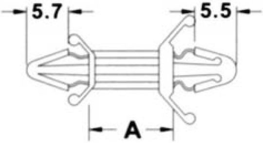 Spacer 100pcs 01.076.0001