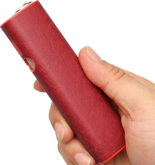 Sonique Hülle PU Leather + PC für IQOS ILUMA ONE Rot Fälle
