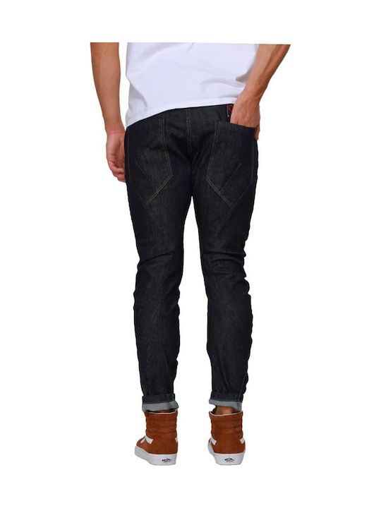 Herren Jeanshose Elastisches mit Lose Anwendung Marineblau