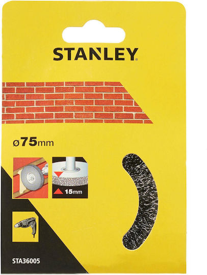 Stanley STA36005 Wire Brush for Drill 75mm