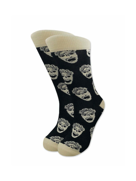 NODO Patterned Socks Black