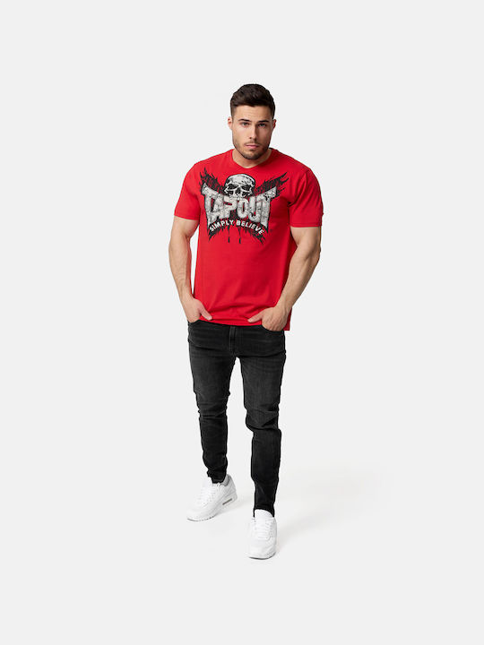 Tapout Men's Short Sleeve T-shirt Red