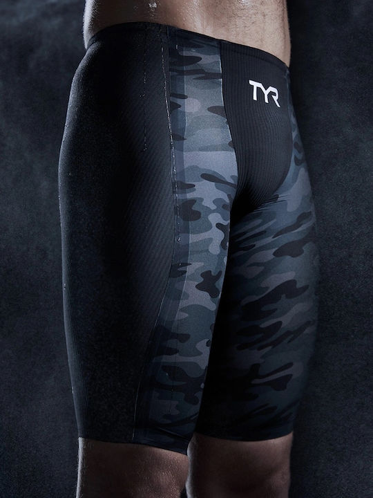 Tyr Camo Costum De Înot Pentru Competiții Jammer Negru