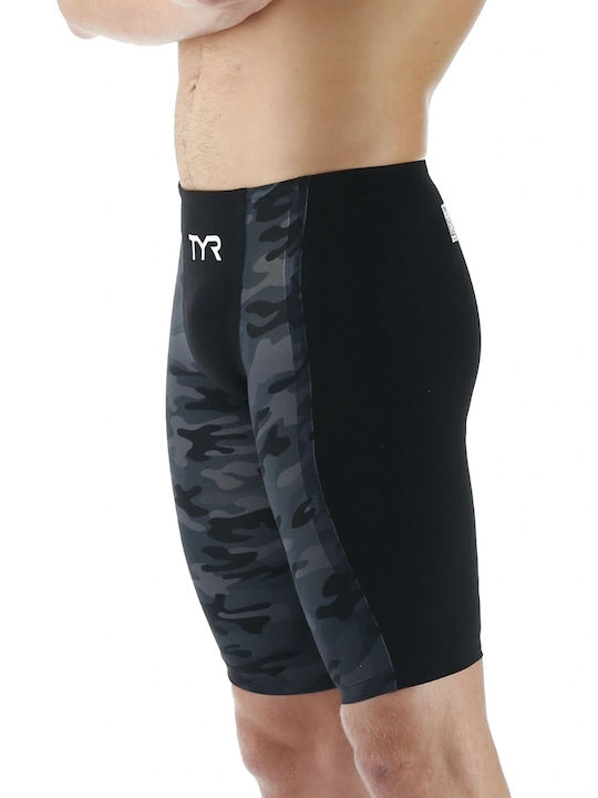 Tyr Camo Ανδρικό Αγωνιστικό Jammer Μαγιό Κολύμβησης Μαύρο