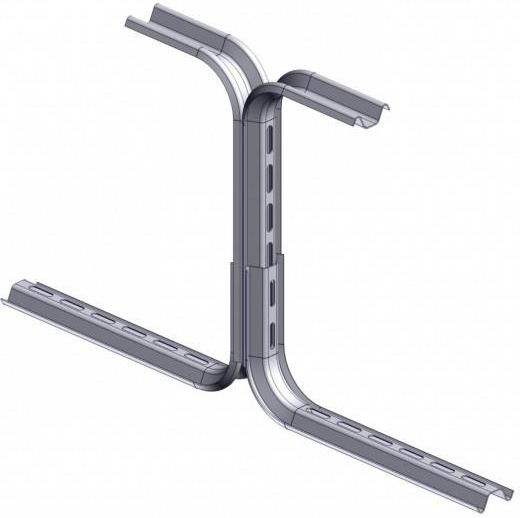 Metallodomi Heavy-Duty Galvanized Corner Shelf Silver 100x100mm 076.SA100100