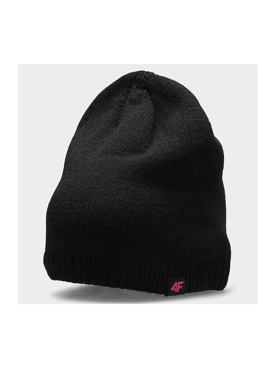 Beanie Unisex Beanie Knitted in Black color