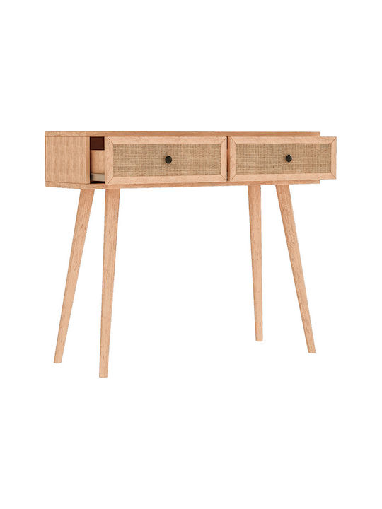 Oslo Wooden Console Table Sonoma L100xW29xH81cm