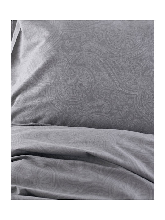 Rythmos Sheet Sets Queen with Elastic 165x205+29cm. Charisma Gray 4pcs