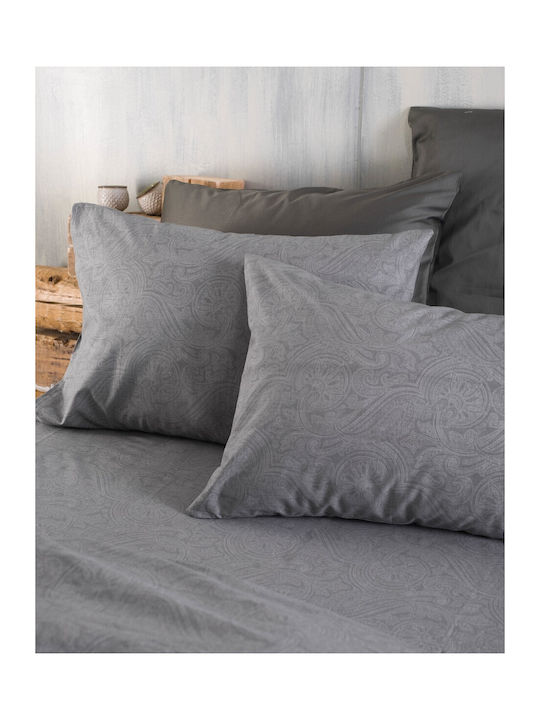 Rythmos Sheet Sets Single with Elastic 105x205+25cm. Charisma Gray 3pcs