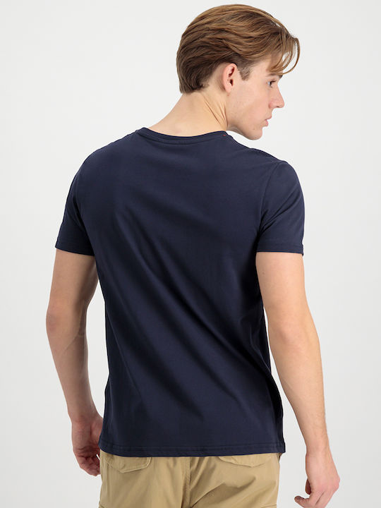 Basic T-Shirt Marineblau
