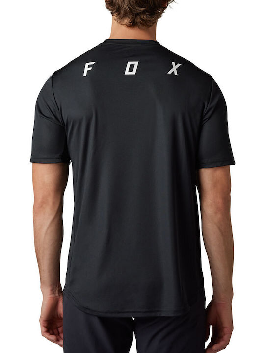 Fox Herren T-Shirt Kurzarm Burgundisch