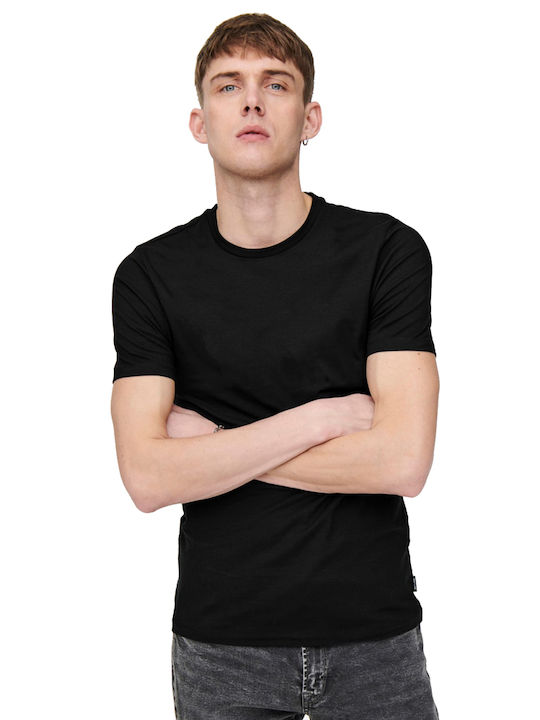 T-shirt Μαύρο