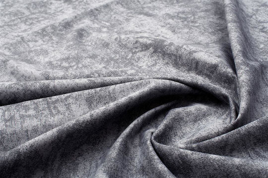 Dimcol Tablecloth Stain Resistant Panama Shadow Dark Grey 140x180cm