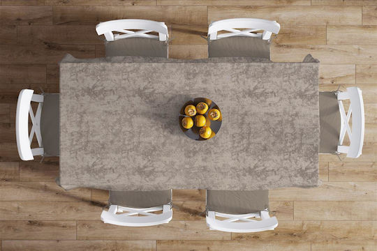 Dimcol Set 2 Bucăți Față De Masă Panama Shadow Rezistent La Pete Mocha 140x140 cm