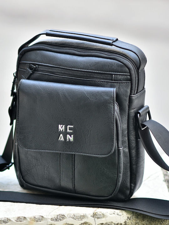 Herrentasche Schulter / Crossbody Schwarz