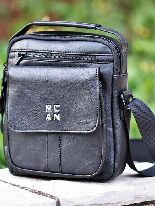 Herrentasche Schulter / Crossbody Schwarz