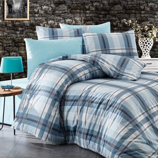 Dimcol Queen 220x240 Ecavi 421 Sky Blue