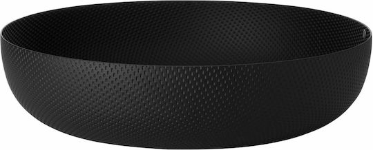 Alessi Φρουτιέρα Μεταλλική Μαύρη 29x29x7.5εκ.