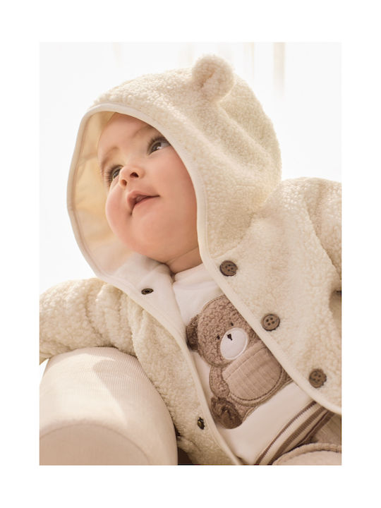 Mayoral Kinderjacke Kurz mit Kapuze Beige